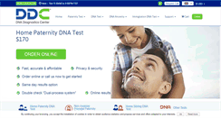 Desktop Screenshot of paternitytesting.com